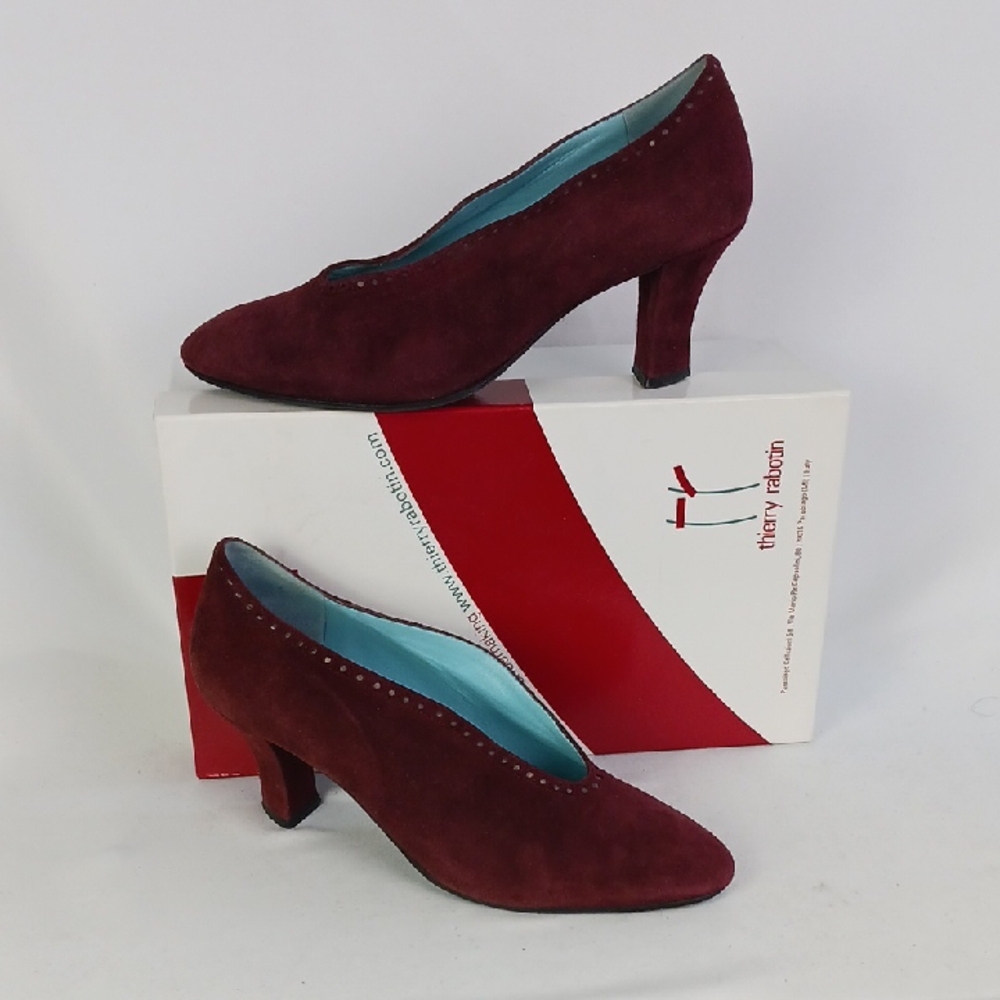 Thierry Rabotin Women's Burgundy Heels